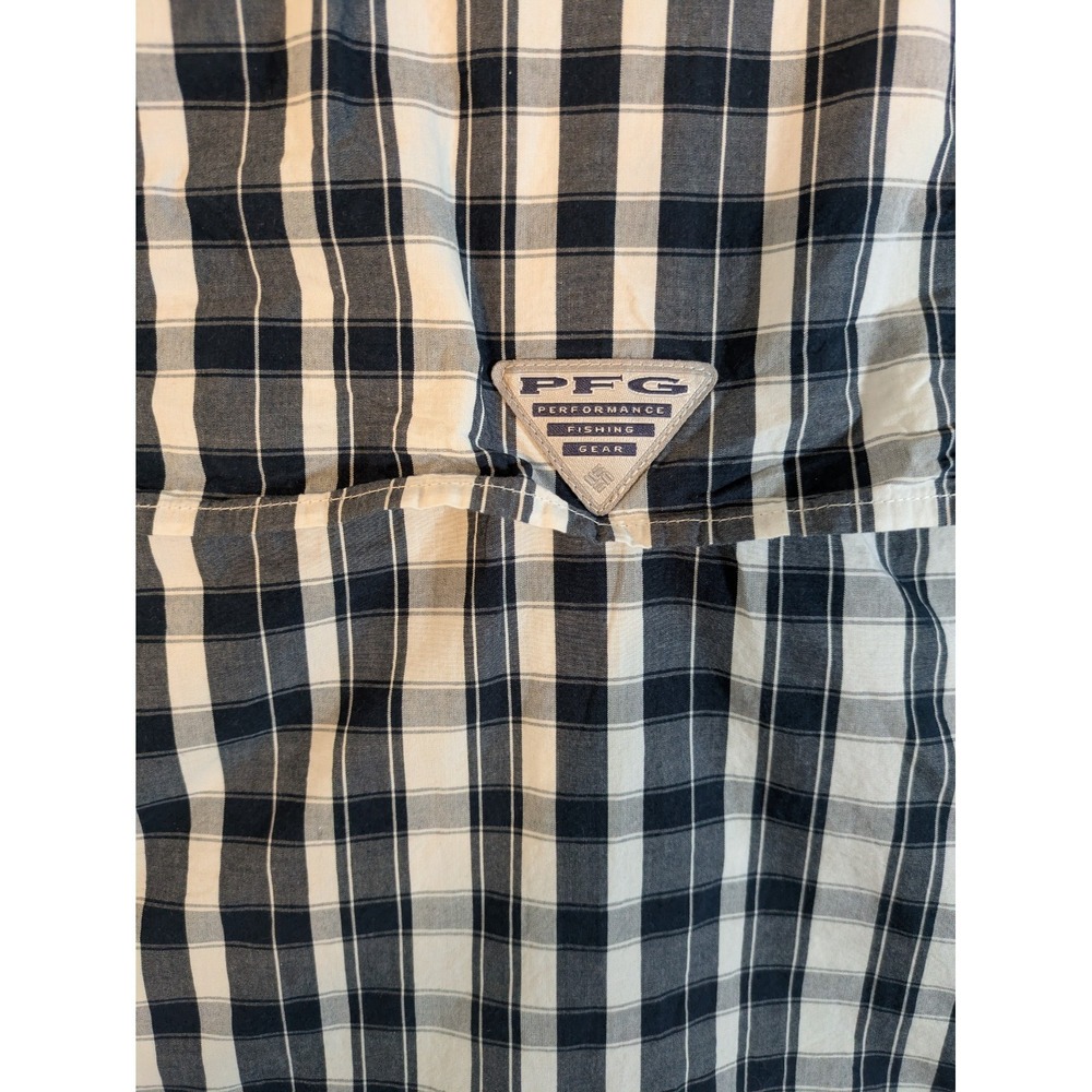 Columbia Shirt Mens XL Super Bonehead PFG Vented Fishing Button Up Short Sleeve - Picture 11 of 12